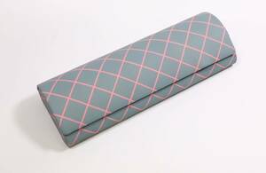  new goods * metal hard glasses case 2953-04* gray stripe 