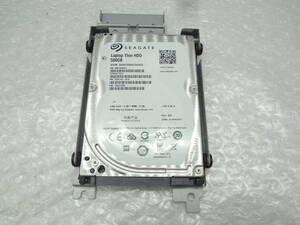 NEC MK28HC-Tなど用 Seagate 2.5インチHDD ST500LT012 500GB HDDマウンター付き 中古動作品(r686)