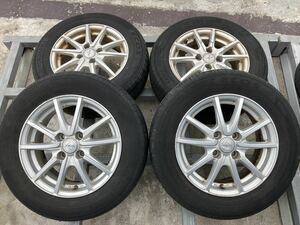 JOKER 185/65R14 5.5J +38 PCD100 アルミホイール4本セット