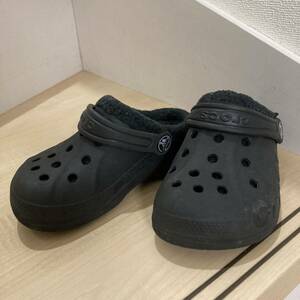  Crocs боа имеется сандалии 15.5cm