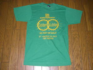 90s ヴィンテージ MADE IN USA SCREENSTARS シングルステッチ 緑 グリーン Tシャツ M アメリカ製 1991 スクリーンスターズ ( アメカジ