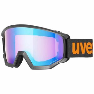 24UVEX　athletic CV　ブラックマット/ブルー/オレンジ　レンズ：ブルーミラー colorvision オレンジ(S2)　眼鏡使用可　定価￥19800
