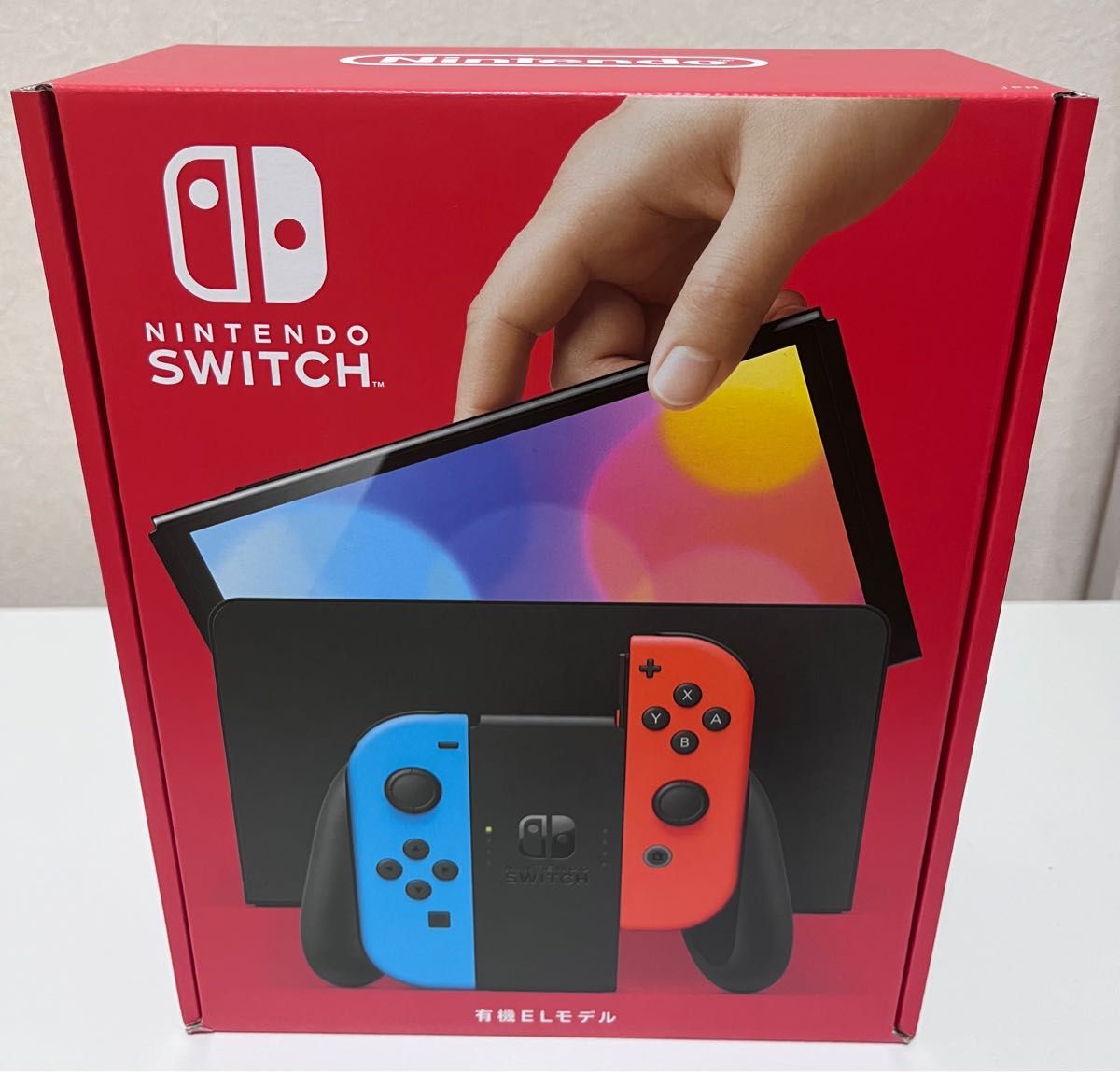 新品 未使用 Nintendo Switch 有機ELモデル ネオンブルー ネオンレッド