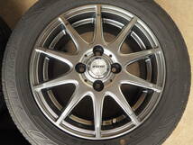 L897　送料無料　WEDS　5.5Jx14 +42 PCD100 4穴　175/65R14　4本9分山　TIRO　アルミホイール　ヴィッツ　フィット　キューブ　パッソ_画像5