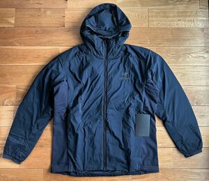 [2023 domestic regular new goods ]ARC'TERYX Atom Hoody Men's Black Sapphire XL Arc'teryx Atom f-ti cotton inside core loft navy men's 