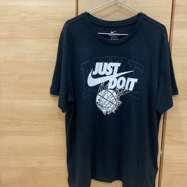 ナイキ　NIKE Tシャツ　バスケットボール　JUST DO IT 黒　2XL