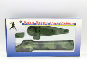 [ unused goods ]FIELD SCOPE 20X & 30×30mm telescope * field scope * prize gift * camouflage pattern 