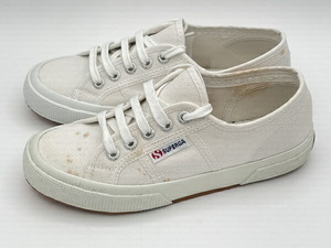 新品 sp232 訳あり品 スペルガ 2750-COTUクラシック 36(23.0cm) 男性用兼女性用 白 ホワイト SUPERGA 2750-COTU CLASSIC S000010-901