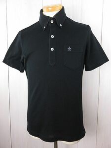  Munsingwear wear polo-shirt with short sleeves with logo embroidery black M