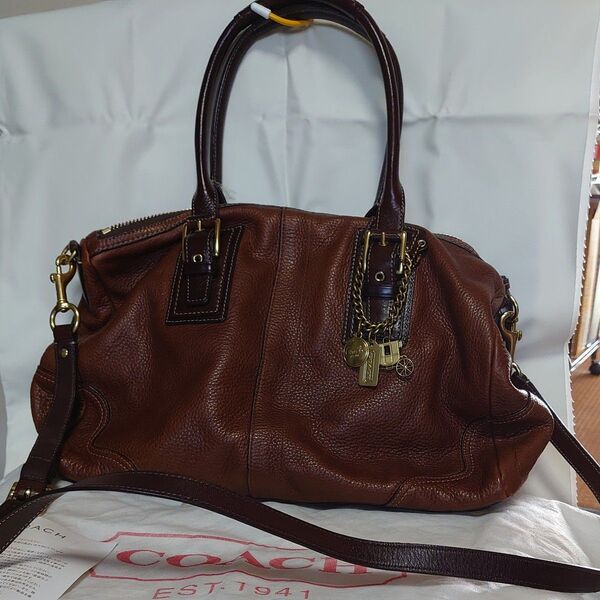 美品 COACH ショルダーバッグ ハンドバッグ
