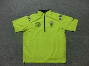 ★超美品★ FILA GOLF フィラゴルフ 半袖ポハーフジップウインドジャケット メンズ（M）