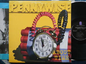 【LP】PENNYWISE(86473-1米国EPITAPH1995年初回ABOUT TIMEメロコア)