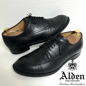ALDEN オールデン 54411 Vチップ モディファイド カーフ 英国製 革靴 ドレスシューズ　ブラック　黒色　27.5cm 9.5