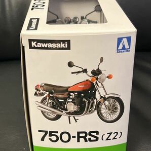 1/12 Z2 KAWASAKI 川崎カワサキZ750RS ファイアーボール 火の玉 ダイキャストバイクミニカーオートバイ青島完成品z1 z2 zⅠ zⅡ旧車 完成品の画像2