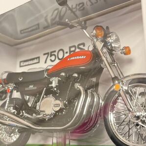 1/12 Z2 KAWASAKI 川崎カワサキZ750RS ファイアーボール 火の玉 ダイキャストバイクミニカーオートバイ青島完成品z1 z2 zⅠ zⅡ旧車 完成品の画像8