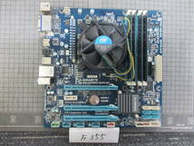 F355　　　　　　　GIGABYTE　GA-Z68MA-D2H-B3　CPU,メモリ付き　マザーボード　_画像1