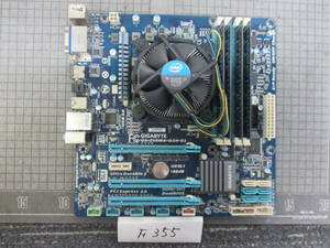 F355　　　　　　　GIGABYTE　GA-Z68MA-D2H-B3　CPU,メモリ付き　マザーボード　