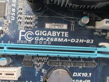 F355　　　　　　　GIGABYTE　GA-Z68MA-D2H-B3　CPU,メモリ付き　マザーボード　_画像4