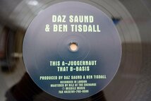 T1-312＜12inch＞「Daz Saund & Ben Tisdall Juggernaut / Basis」同一盤 2枚セット_画像2