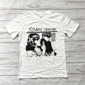 【新品未使用】 Sonic youth「goo」バンドTシャツ Ｍサイズ ホワイト