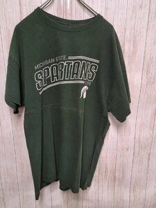 【アメカジTシャツ】SPARTANSプリント　XL相当サイズ