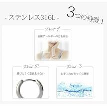 ネックレス ステンレス イエローゴールド色 あずきチェーン 普段使い 金属アレルギー対応 アクセサリー 高品質 レディース メンズ ギフト_画像5