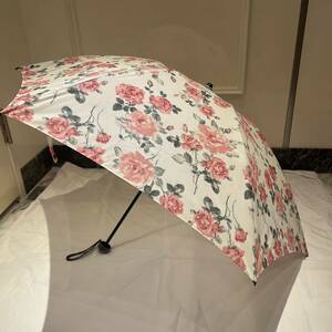 軽量 折りたたみ傘 晴雨兼用 花柄