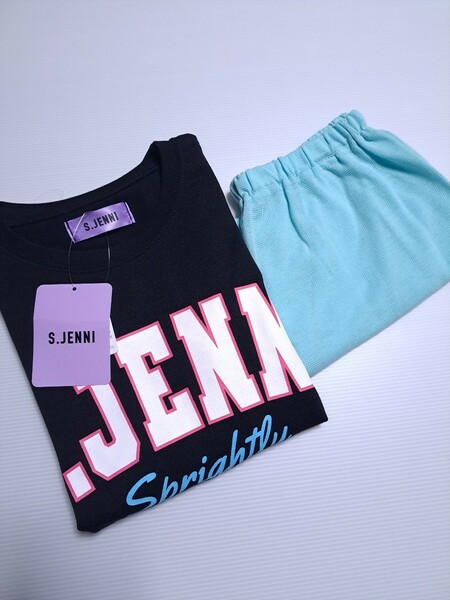 新品 未使用 S.JENNI 150 半袖 Tシャツ　ショートパンツ　パジャマ セットアップ　即決 送料無料 ルームウェア Aら　ジェニー