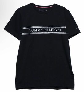 【未使用】トミーヒルフィガー TOMMY HILFIGER 【オンライン限定】ロープストライプTシャツ （ネイビー）MW13333