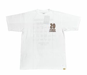 Standard California 20thAnniversary キムタク着スタンダードカリフォルニア　tシャツ 20周年　新品 サイズL 半袖Tシャツ
