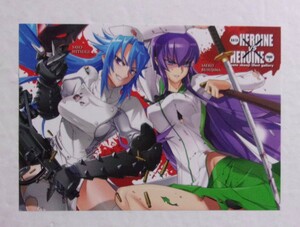 【コラボカード　毒島冴子＆柩小夜】　「トリアージX」×「学園黙示録 HIGHSCHOOL OF THE DEAD」　佐藤ショウジ 　検イラストカード