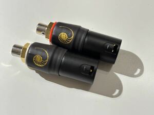 CARDAS RCA/XLR M2　カルダスXLRオス→RCAメス変換アダプタ