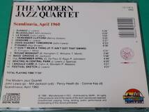 I 【輸入盤】 THE MODERN JAZZ QUARTET / in concert Scandinavia, April 1960 中古 送料4枚まで185円_画像2