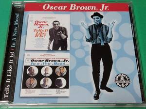 Q 【輸入盤】 Oscar Brown, Jr. / Tells It Like Is! - In A New Mood 中古 送料4枚まで185円