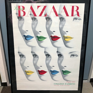 ハーパーズ・バザー大判ポスター / Harper’s Bazaar 1940年8月 / ヘルベルト・バイヤー デザイン / Herbert Bayer / バウハウス