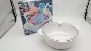 【美品】IH調理器用鍋 土鍋 直火OK オーブンOK 電子レンジOK エクセル・ヒューマン 