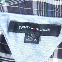 TOMMY HILFIGER トミーヒルフィガー　ボタンダウンシャツ 長袖シャツ チェック柄 オーバーシャツ XL_画像5