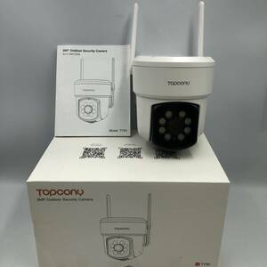 【通電確認済】Topcony 防犯カメラ ワイヤレス 屋外 監視カメラ 室内外兼用/Y10220-X2