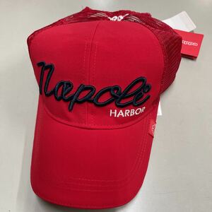 KAPPA カッパ　ITALIA イタリア 帽子　キャップ　CAP 未使用　メッシュ　赤　レッド