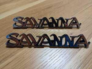  Mazda MAZDA Savanna RX-3 for SAVANNA emblem 2 piece set RX-7,SA22C.FC3S, objet d'art and so on how about you? 