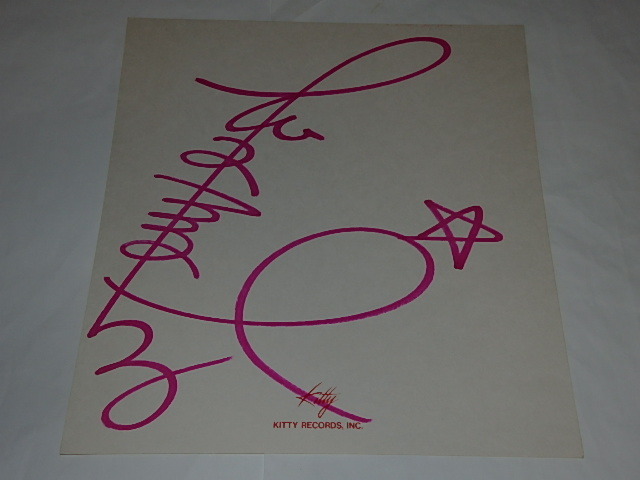 ★Signed colored paper by Natsuyoko Matsunaga Urusei Yatsura/Kitty Records, comics, anime goods, sign, Hand-drawn painting