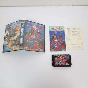 MD Mega Drive -stroke rider . dragon box instructions post card attaching SEGA Sega 