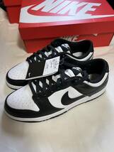 ナイキ DUNK LOW RETRO パンダ 27.5cm 公式サイト購入 US9.5 ブラック ②_画像4