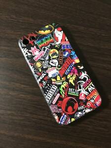 iPhone 8 / 7 / iPhone SE (第2世代) iPhone SE (第3世代)ケース◆ 立体感ある ◆ ステッカーボム ◆ アーセナル 侍 漫画 マリオ◆送料無料