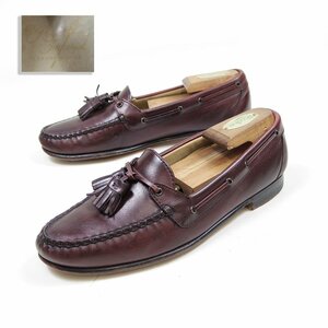 80s　26.5㎝相当　Florsheim Imperial　フローシャイム インペリアル　タッセルローファー　レザーシューズ　革靴　ドレスシューズ　/U8817