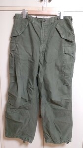 M51パンツ 軍パン カーゴパンツ ミリタリーUSARMY ヴィンテージ ビンテージ vintage ジャングルファティーグパンツ Fieid TROUSERS M65