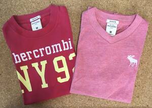 ●Abercrombie Kids● Tシャツ２枚セット／ size：M《USED》
