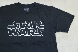 【古着レア美品STARWARS 映画ロゴプリントTシャツ黒L】スターウォーズ映画MOVIE