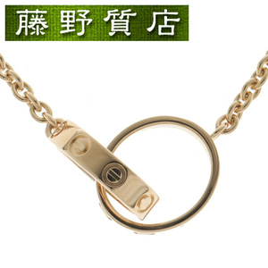 ( beautiful goods ) Cartier CARTIER baby Rav necklace LOVE necklace K18 PG pink gold B7212300 8867