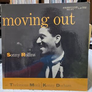 【LP】オリジ★ソニー・ロリンズ / SONNY ROLLINS / ムーヴィング・アウト / MOVING OUT / US盤 / PRESTIGE LP 7058 NYC RVG MONO